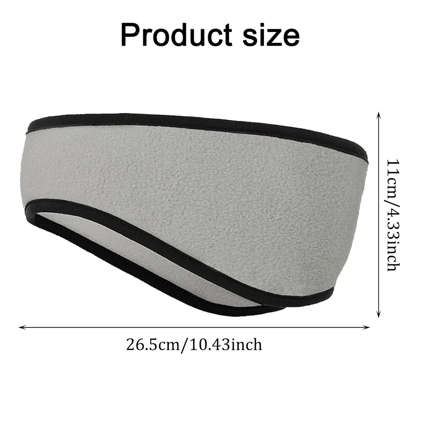 3-Teiliges Winter-Stirnband, Ohrenschutz,  Warm Und Bequem, Gehörschutz, Winter-Stirnband, Geeignet Für Outdoor-Sportarten