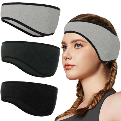 3-Teiliges Winter-Stirnband, Ohrenschutz,  Warm Und Bequem, Gehörschutz, Winter-Stirnband, Geeignet Für Outdoor-Sportarten